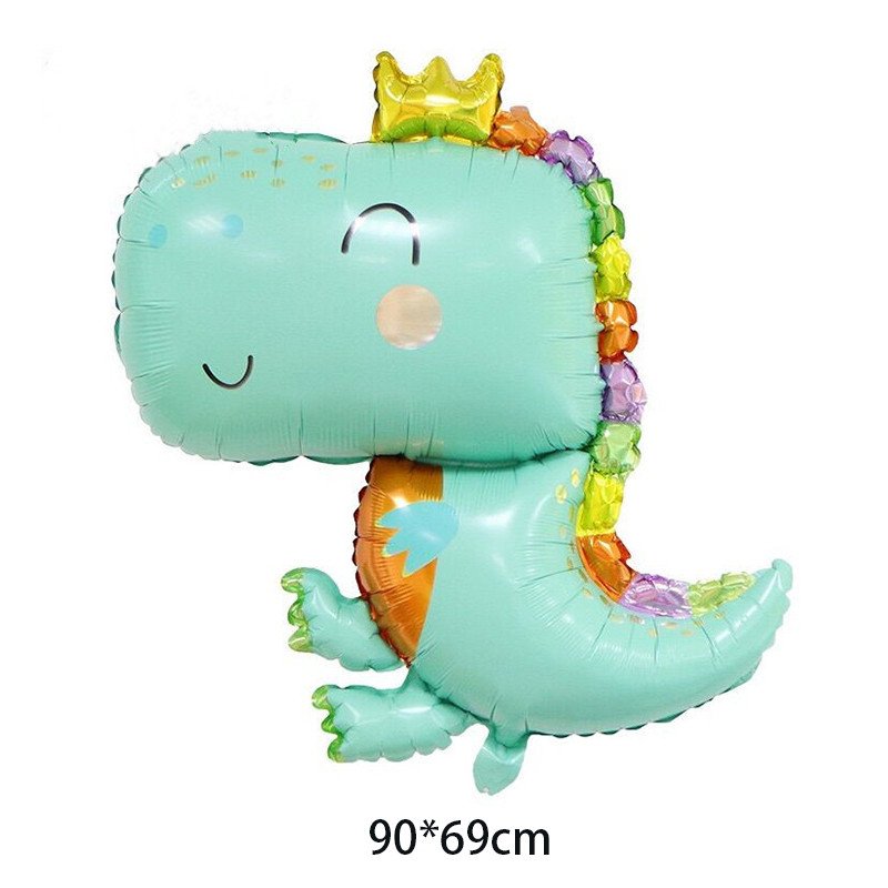 1 gab. Jauns Jurassic dinozauru alumīnija folijas balons, stāvošs, staigājošs dinozaurs dzimšanas dienas ballītes rotājumi zēnu rotaļlietai, mazuļa dušas piederumi