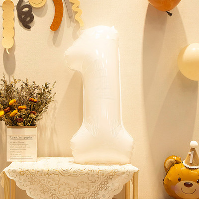 32 \ 40 colių skaitmeninės folijos helio balionas 0-9 balti juodi vaikų žaislai suaugusiems su gimtadieniu Vestuvių vakarėlio dekoracijos Kūdikių dušas