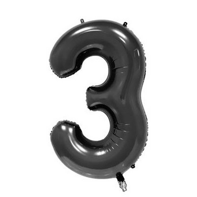 32 \ 40 colių skaitmeninės folijos helio balionas 0-9 balti juodi vaikų žaislai suaugusiems su gimtadieniu Vestuvių vakarėlio dekoracijos Kūdikių dušas
