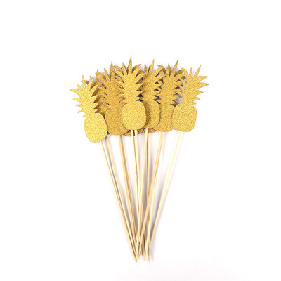 Trópusi levelek cupcake topperek Pálmalevél tortafeltétek Nyári partik dzsungel születésnapi parti hawaii luau party tortadísz