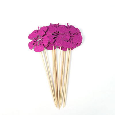 Trópusi levelek cupcake topperek Pálmalevél tortafeltétek Nyári partik dzsungel születésnapi parti hawaii luau party tortadísz