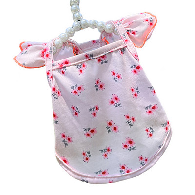 Lemmikloomade kostüümid Suvised koerte riided Kaunite koerte T-särk väikestele keskmistele koertele kassidele Vestiriided Teddy Bichoni varrukateta särk