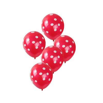 10 buc/lot 12 inch dot wave dot buburuza balon din latex alb-negru violet decorare petrecere de aniversare balon cu heliu