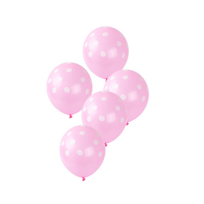 10 buc/lot 12 inch dot wave dot buburuza balon din latex alb-negru violet decorare petrecere de aniversare balon cu heliu