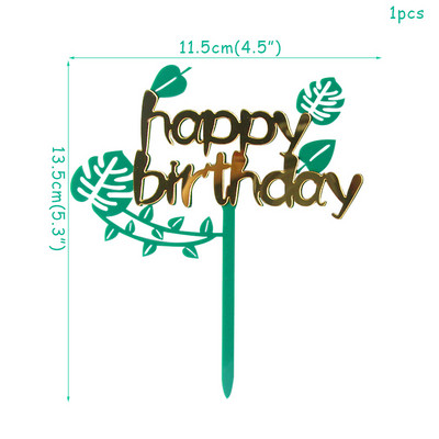 Hawaii trópusi esküvői parti flamingó ananászos aloha leveles tortafestékek nyári születésnapi buli díszítő cupcake topper