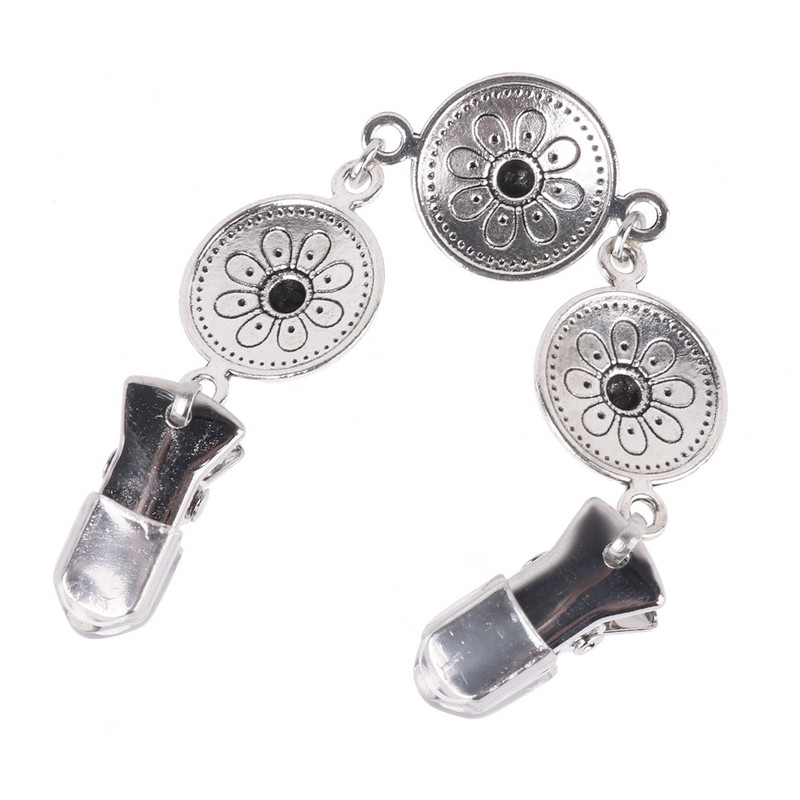 Virág Retro gallér csíptetős nyakkendős kardigán pulóver kendőkapcsok ingekhez Női nyakkendőrúd kapcsos kapcsos harisnyakötők Kiegészítők