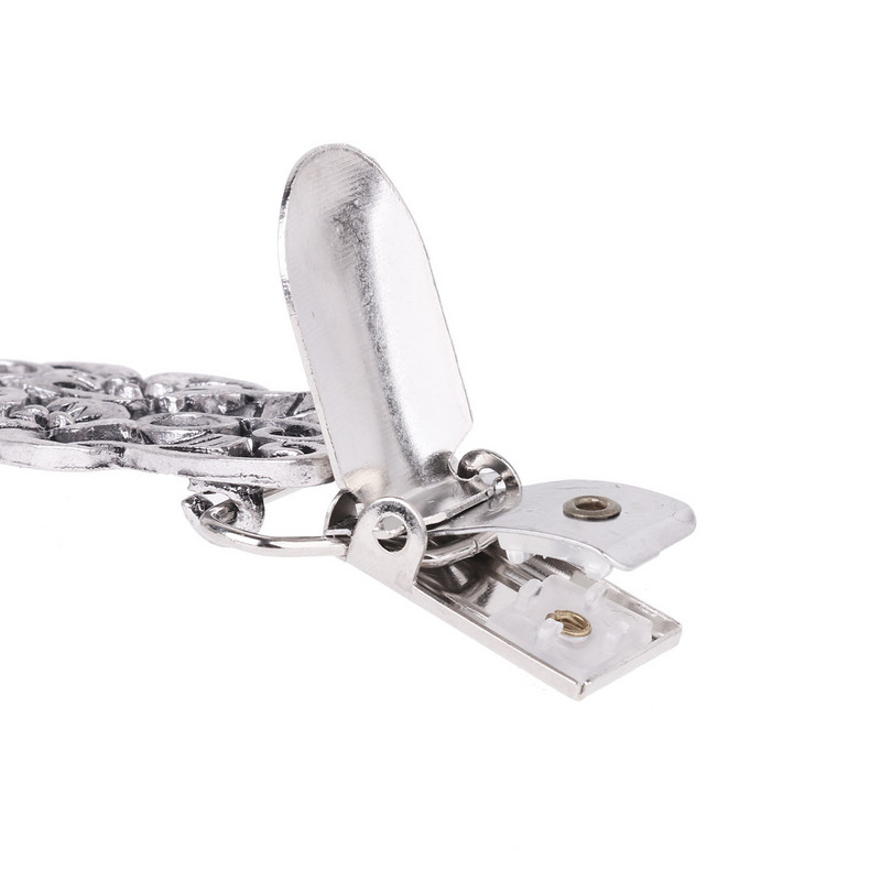 Virág Retro gallér csíptetős nyakkendős kardigán pulóver kendőkapcsok ingekhez Női nyakkendőrúd kapcsos kapcsos harisnyakötők Kiegészítők