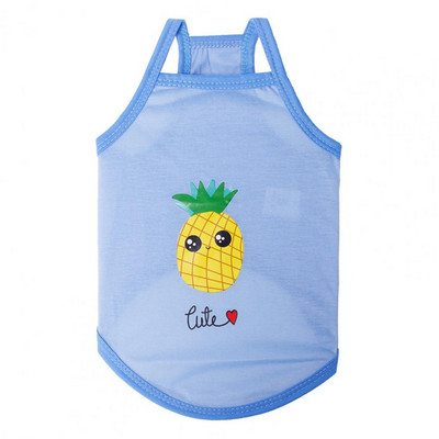 Kisállat kutyapánt mellény felszerelés kisállat ruházat rajzfilm gyümölcsmintás ruha légáteresztő nyárra