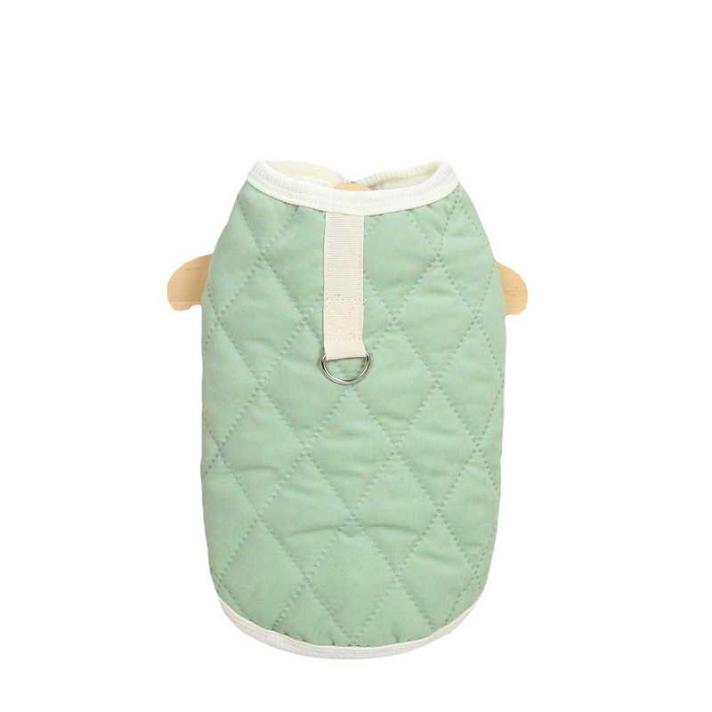 Lemmikloomariided Puuvillane vest Kahe jalaga riided Koerariided Talvised Väikese koera riided Teemantvõre puuvillane vest koerakostüüm
