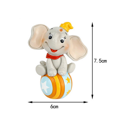 Cirkuszi bohóc tortadísz Elefánt Oroszlán 1. Születésnapi Fiú Boldog Egyéves Születésnapi Tortafedő Herceg Gyerek Ajándékok