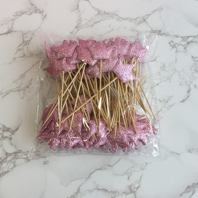 10gb Krāsains kūkas virsma kronis Star Sirds Daudz laimes dzimšanas dienas ballītes kūkas dekorēšanas piederumi Bērnu dušas dekorēšanai kāzu kūciņa