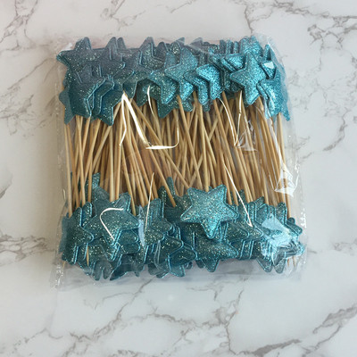 10gb Krāsains kūkas virsma kronis Star Sirds Daudz laimes dzimšanas dienas ballītes kūkas dekorēšanas piederumi Bērnu dušas dekorēšanai kāzu kūciņa