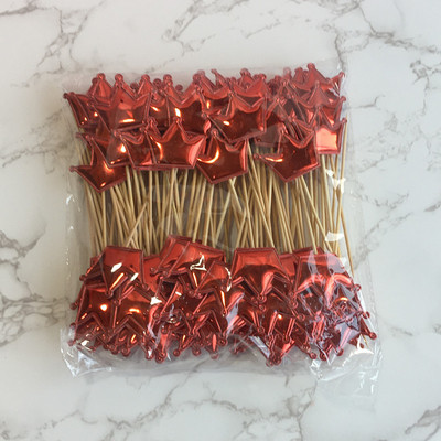 10gb Krāsains kūkas virsma kronis Star Sirds Daudz laimes dzimšanas dienas ballītes kūkas dekorēšanas piederumi Bērnu dušas dekorēšanai kāzu kūciņa