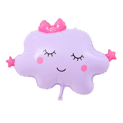 1Gb Liels, jauks mākoņa alumīnija folijas balons kāzu dzimšanas dienai Valentīna dienai Ziemassvētku gadadienas rotājumi bērnu dušai