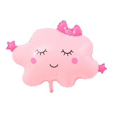 1Gb Liels, jauks mākoņa alumīnija folijas balons kāzu dzimšanas dienai Valentīna dienai Ziemassvētku gadadienas rotājumi bērnu dušai