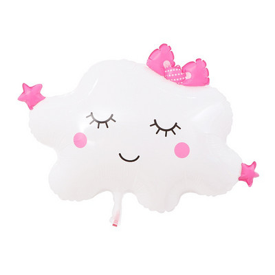 1Gb Liels, jauks mākoņa alumīnija folijas balons kāzu dzimšanas dienai Valentīna dienai Ziemassvētku gadadienas rotājumi bērnu dušai