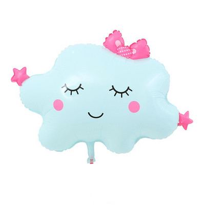 1Gb Liels, jauks mākoņa alumīnija folijas balons kāzu dzimšanas dienai Valentīna dienai Ziemassvētku gadadienas rotājumi bērnu dušai