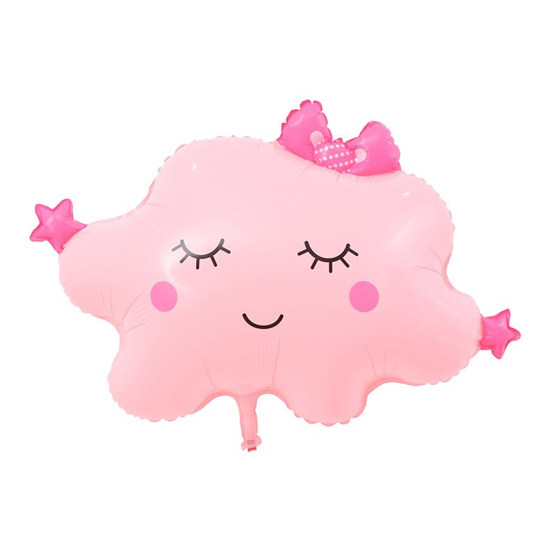 1Gb Liels, jauks mākoņa alumīnija folijas balons kāzu dzimšanas dienai Valentīna dienai Ziemassvētku gadadienas rotājumi bērnu dušai