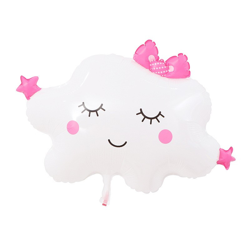 1Gb Liels, jauks mākoņa alumīnija folijas balons kāzu dzimšanas dienai Valentīna dienai Ziemassvētku gadadienas rotājumi bērnu dušai