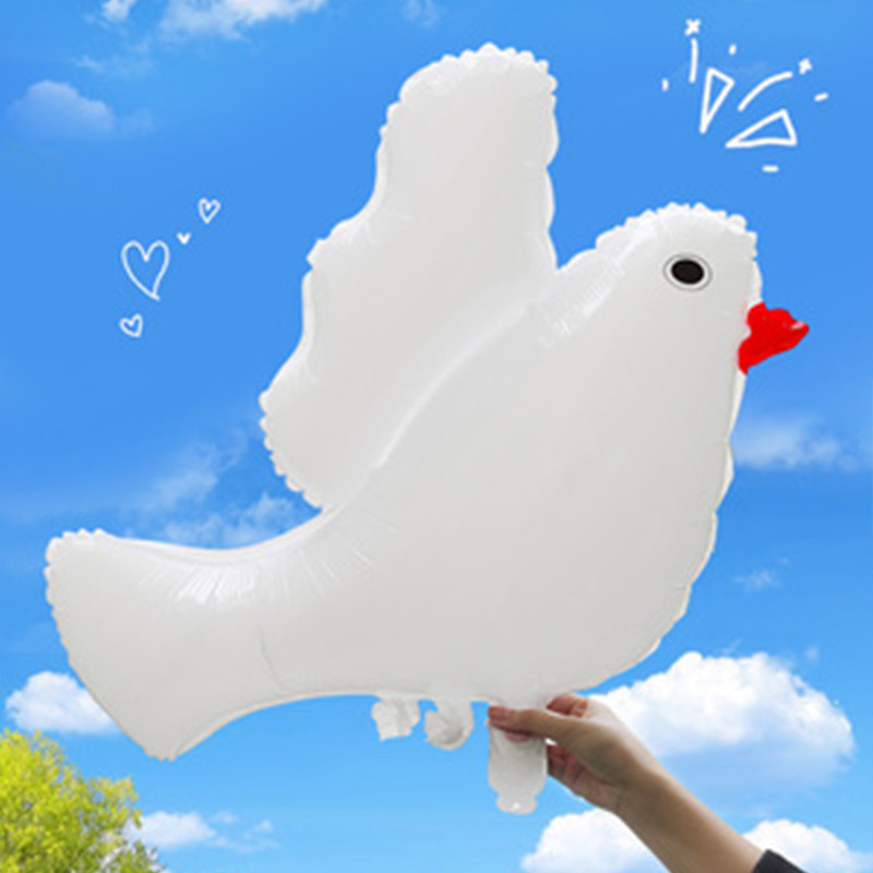Flying Peace Dove Balionai Spalvoti Atminimo Išleidimo Balionai Folija Paukščių Balionai Ceremonijos Vestuvių gimtadienio papuošimai