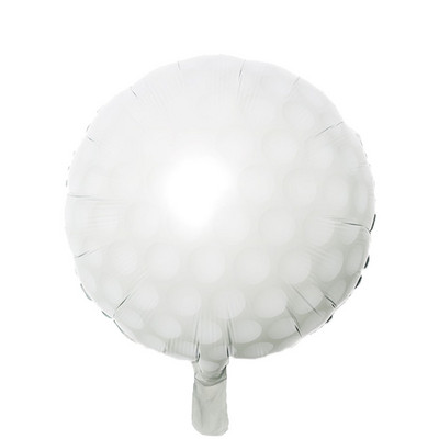 10 vnt 18 colių apvalių golfo kamuoliukų gimtadienio vakarėlio tema Folijos helio balionai Vaikų gimtadienio dekoracijos reikmenys helio gaubliai