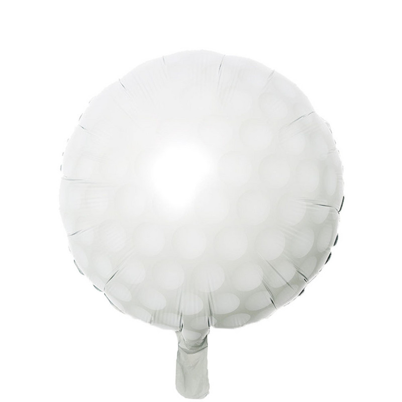 10 vnt 18 colių apvalių golfo kamuoliukų gimtadienio vakarėlio tema Folijos helio balionai Vaikų gimtadienio dekoracijos reikmenys helio gaubliai