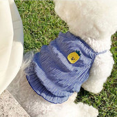 Gyümölcsmellény Kutyaruházat Kisállattartó Kutyaruházat Kisjelmez Francia Bulldog Aranyos Nyári Kék Lány Fiú Nyakörv Perro