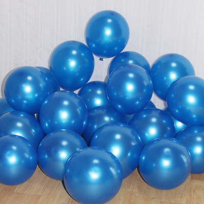 50 gab. Tumši zila ahāta marmora metāla lateksa konfeti baloni Dzimšanas dienas kāzu BabyShower dekorācijas Jaungada Globos