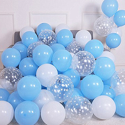 50 gab. Tumši zila ahāta marmora metāla lateksa konfeti baloni Dzimšanas dienas kāzu BabyShower dekorācijas Jaungada Globos
