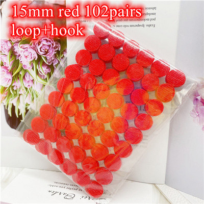 Pont matrica ragasztó ragasztó 10 mm 15 mm pont nylon horog és hurok matrica ragasztó kerek, erős öntapadó rögzítő szalag