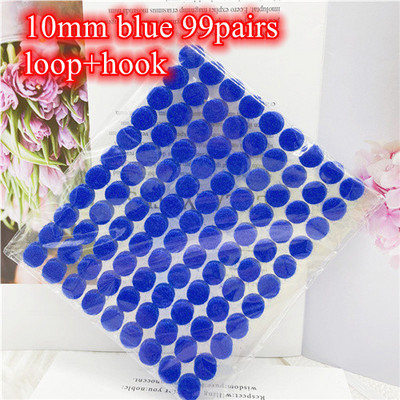 Pont matrica ragasztó ragasztó 10 mm 15 mm pont nylon horog és hurok matrica ragasztó kerek, erős öntapadó rögzítő szalag