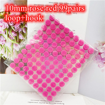 Pont matrica ragasztó ragasztó 10 mm 15 mm pont nylon horog és hurok matrica ragasztó kerek, erős öntapadó rögzítő szalag