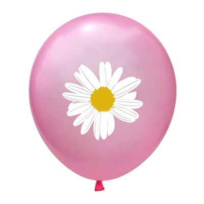 10 gab. 12 collu mazs svaigs margrietiņa lateksa balons peldbaseina ballītei kāzu dzimšanas dienas ballītes dekorēšanai