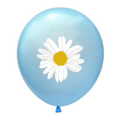 10 gab. 12 collu mazs svaigs margrietiņa lateksa balons peldbaseina ballītei kāzu dzimšanas dienas ballītes dekorēšanai