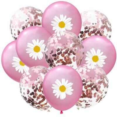 10 gab. 12 collu mazs svaigs margrietiņa lateksa balons peldbaseina ballītei kāzu dzimšanas dienas ballītes dekorēšanai