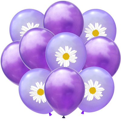 10 gab. 12 collu mazs svaigs margrietiņa lateksa balons peldbaseina ballītei kāzu dzimšanas dienas ballītes dekorēšanai