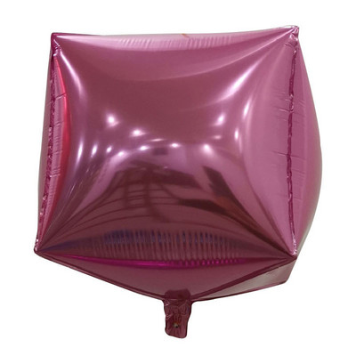 24 hüvelykes 4D sztereó négyzet alakú alumínium fólia léggömb születésnapi ünnepi szivárvány színű alumínium fólia léggömb esküvői ünnepi kellékek