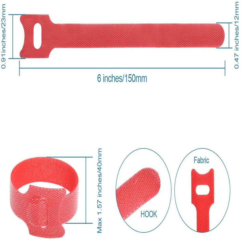 10/20/30Pcs Δεσμοί καλωδίων τύπου T Σύρμα με επαναχρησιμοποιήσιμο κορδόνι Organizer σύρμα ιμάντες στερέωσης Έγχρωμος νάιλον γάντζος με βρόχο δέσιμο καλωδίου δεδομένων υπολογιστή