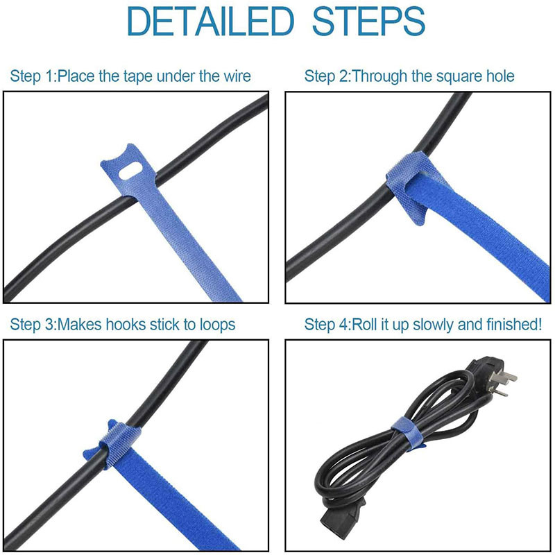10/20/30Pcs Δεσμοί καλωδίων τύπου T Σύρμα με επαναχρησιμοποιήσιμο κορδόνι Organizer σύρμα ιμάντες στερέωσης Έγχρωμος νάιλον γάντζος με βρόχο δέσιμο καλωδίου δεδομένων υπολογιστή