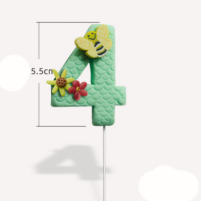 Mesterséges puha agyag nyalóka tortafeltöltő Kreatív édes cupcake dekoráció 1. torta dekoráció Boldog születésnapot dekoráció gyerekek fiú lány Adu