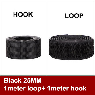 1M / pora Aukštos kokybės tvirtinimo juosta Nelipni kabliuko ir kilpos siuvimo tvirtinimo juosta Nailono audinio stebuklinga juosta, skirta pasidaryk pats 20 mm–100 mm