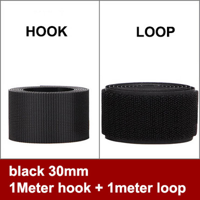 1M / pora Aukštos kokybės tvirtinimo juosta Nelipni kabliuko ir kilpos siuvimo tvirtinimo juosta Nailono audinio stebuklinga juosta, skirta pasidaryk pats 20 mm–100 mm