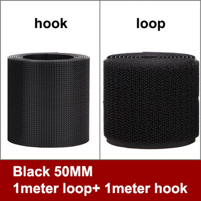 1M / pora Aukštos kokybės tvirtinimo juosta Nelipni kabliuko ir kilpos siuvimo tvirtinimo juosta Nailono audinio stebuklinga juosta, skirta pasidaryk pats 20 mm–100 mm