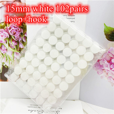 Dots Kleebisliim 10/15/20/25/30mm konksussilmus teip ketasmündi isekleepuv kinnitusteip DIY käsitsi valmistatud must valge tugev liim