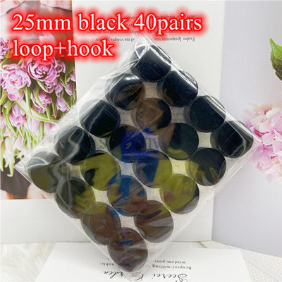 Dots Kleebisliim 10/15/20/25/30mm konksussilmus teip ketasmündi isekleepuv kinnitusteip DIY käsitsi valmistatud must valge tugev liim