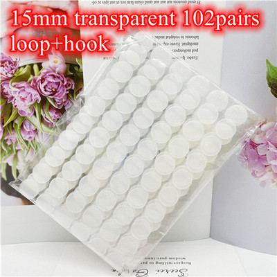 Dots Kleebisliim 10/15/20/25/30mm konksussilmus teip ketasmündi isekleepuv kinnitusteip DIY käsitsi valmistatud must valge tugev liim