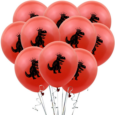 Jauni 12 collu 2,8 g bērnu dzimšanas dienas dekorācijas ballīšu izkārtojums multfilmu dinozauru apdrukas lateksa baloni