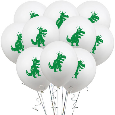 Jauni 12 collu 2,8 g bērnu dzimšanas dienas dekorācijas ballīšu izkārtojums multfilmu dinozauru apdrukas lateksa baloni