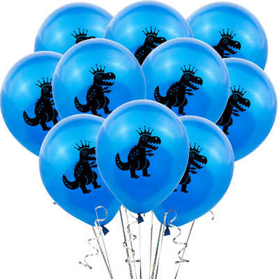 Jauni 12 collu 2,8 g bērnu dzimšanas dienas dekorācijas ballīšu izkārtojums multfilmu dinozauru apdrukas lateksa baloni