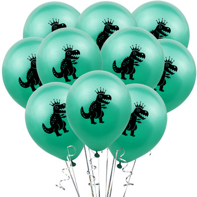 Jauni 12 collu 2,8 g bērnu dzimšanas dienas dekorācijas ballīšu izkārtojums multfilmu dinozauru apdrukas lateksa baloni